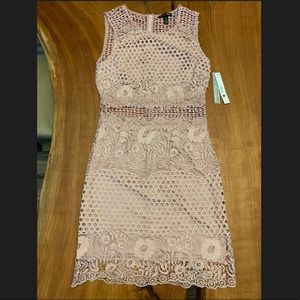 AQUA Floral Lace Dress New With Tags Size Large